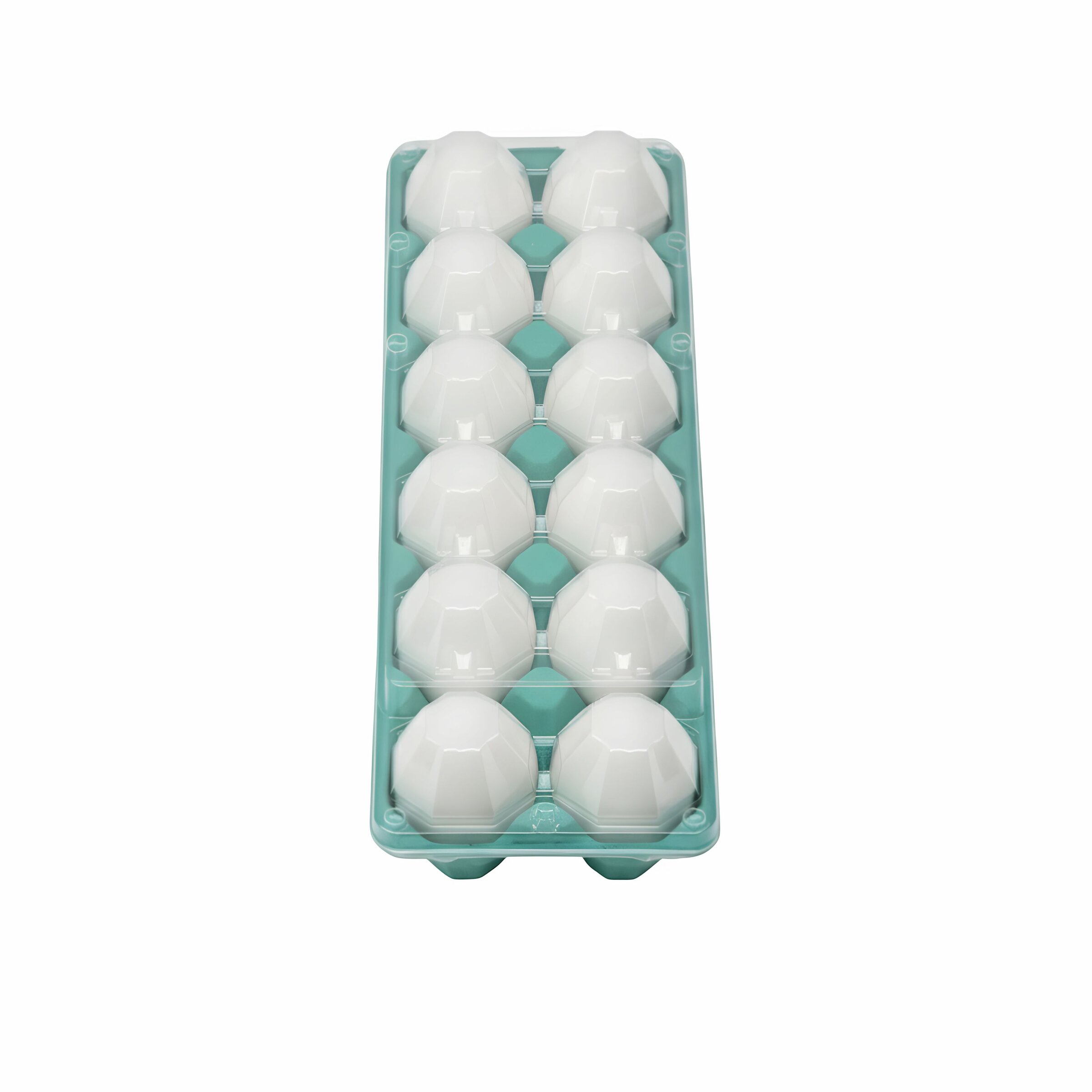 Ovos brancos embalados